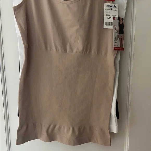 Skinnygirl Women's Tank Top Set of - Black, White, Tan - Picture 3 of 5